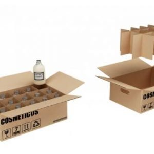 Fábrica de papelão Caixa tipo maleta com colmeia (cosméticos)